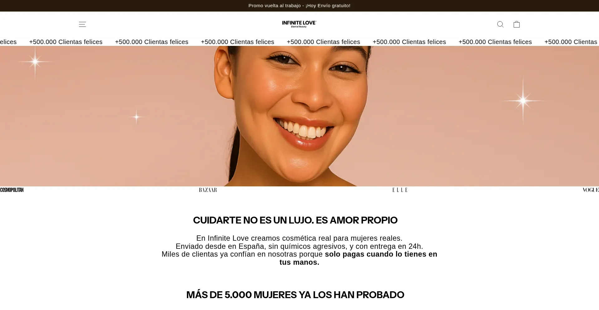 Infinitelove-bcn.com Screenshot