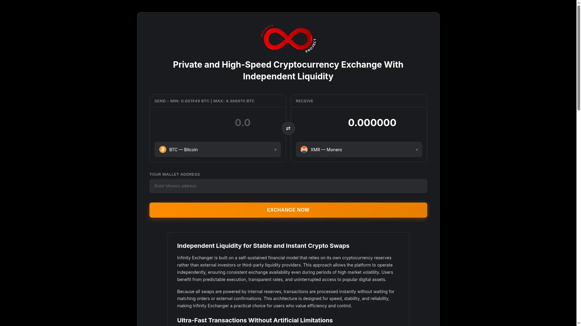 Infinityexchanger.com