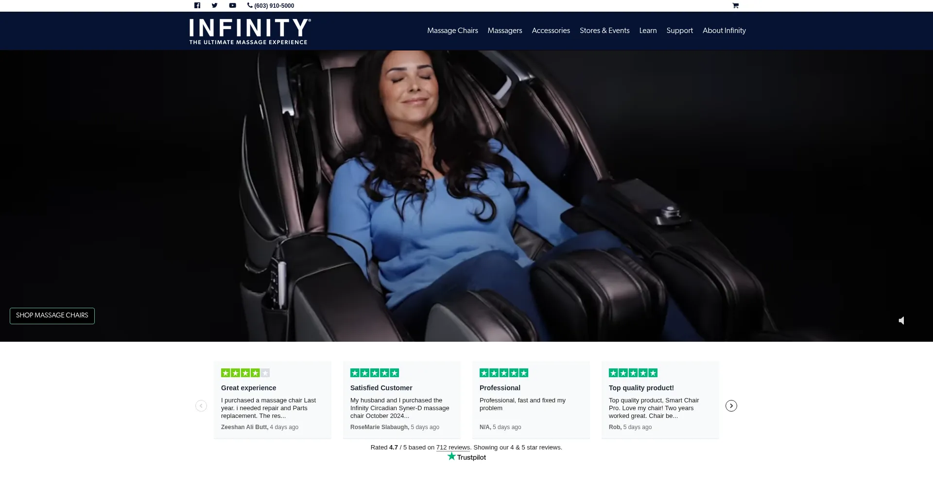 Infinitymassagechairs.com 安全可靠吗？