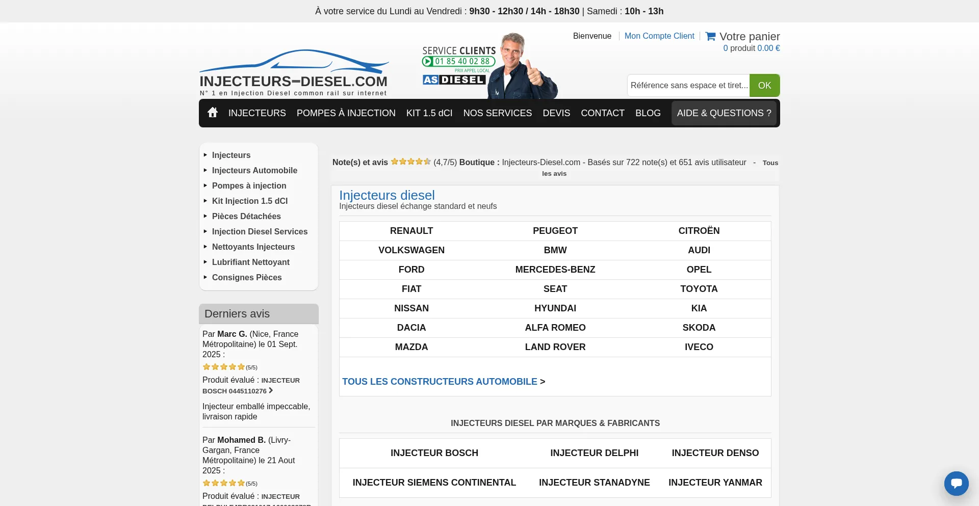 Injecteurs-diesel.com 安全可靠吗？