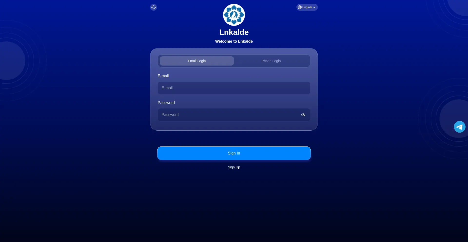 Website screenshot of Inkalde.vip