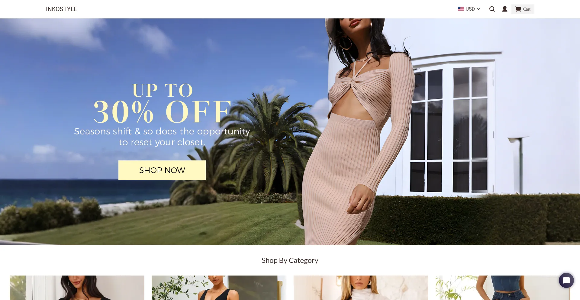 Website screenshot of Inkostyle.com