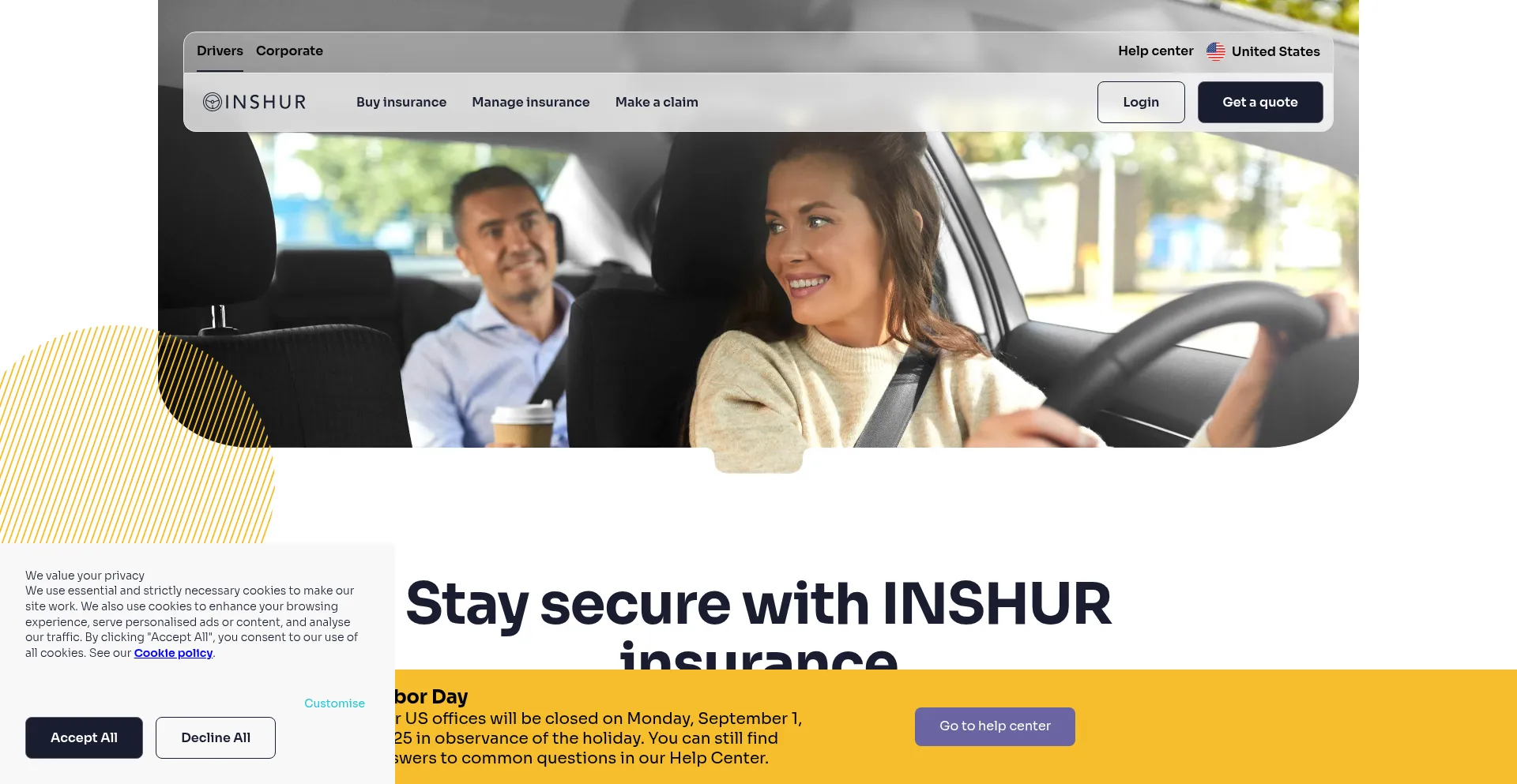 Inshur.com Screenshot