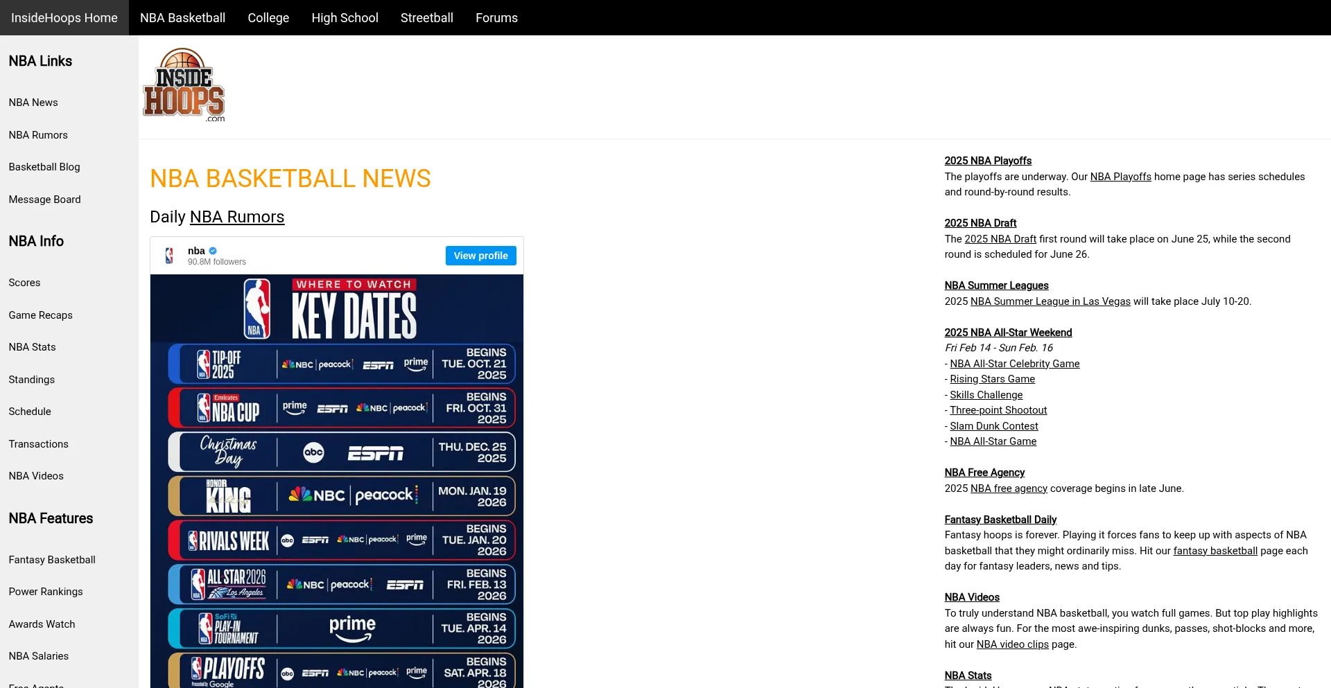Insidehoops.com 安全可靠吗？