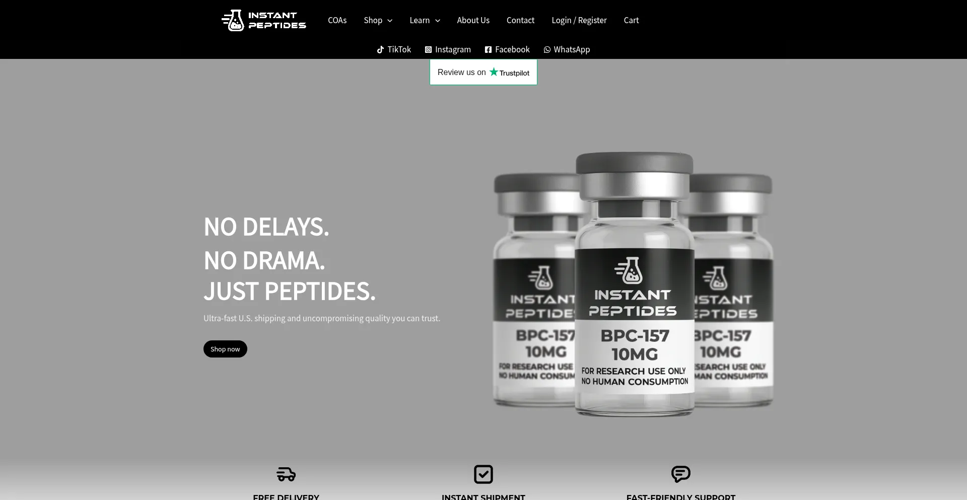 Instantpeptides.com 安全可靠吗？