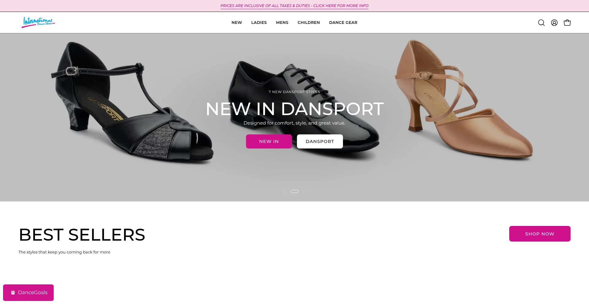 Internationaldanceshoes.com