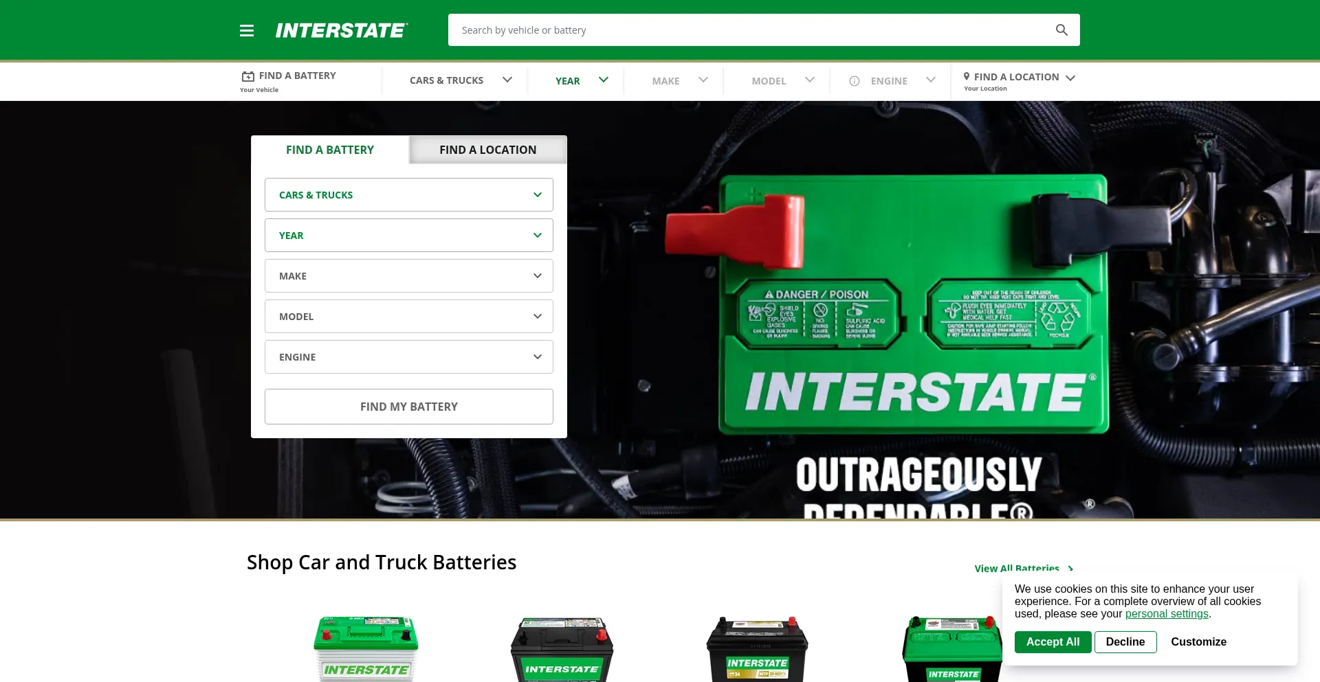 Interstatebatteries.com 安全可靠吗？