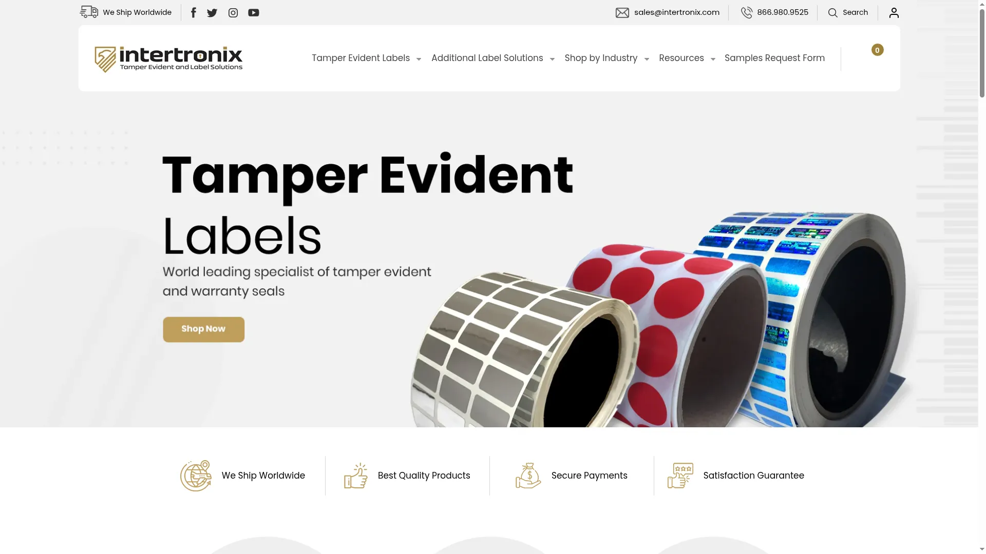 Intertronixlabels.com