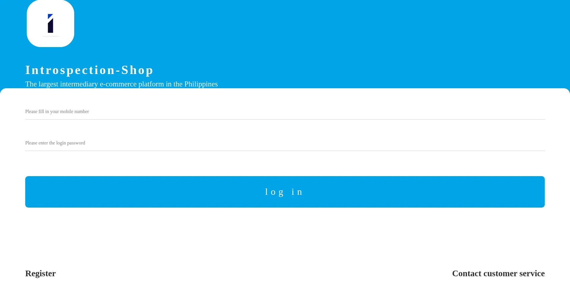 Website screenshot of Introspection-shop.com