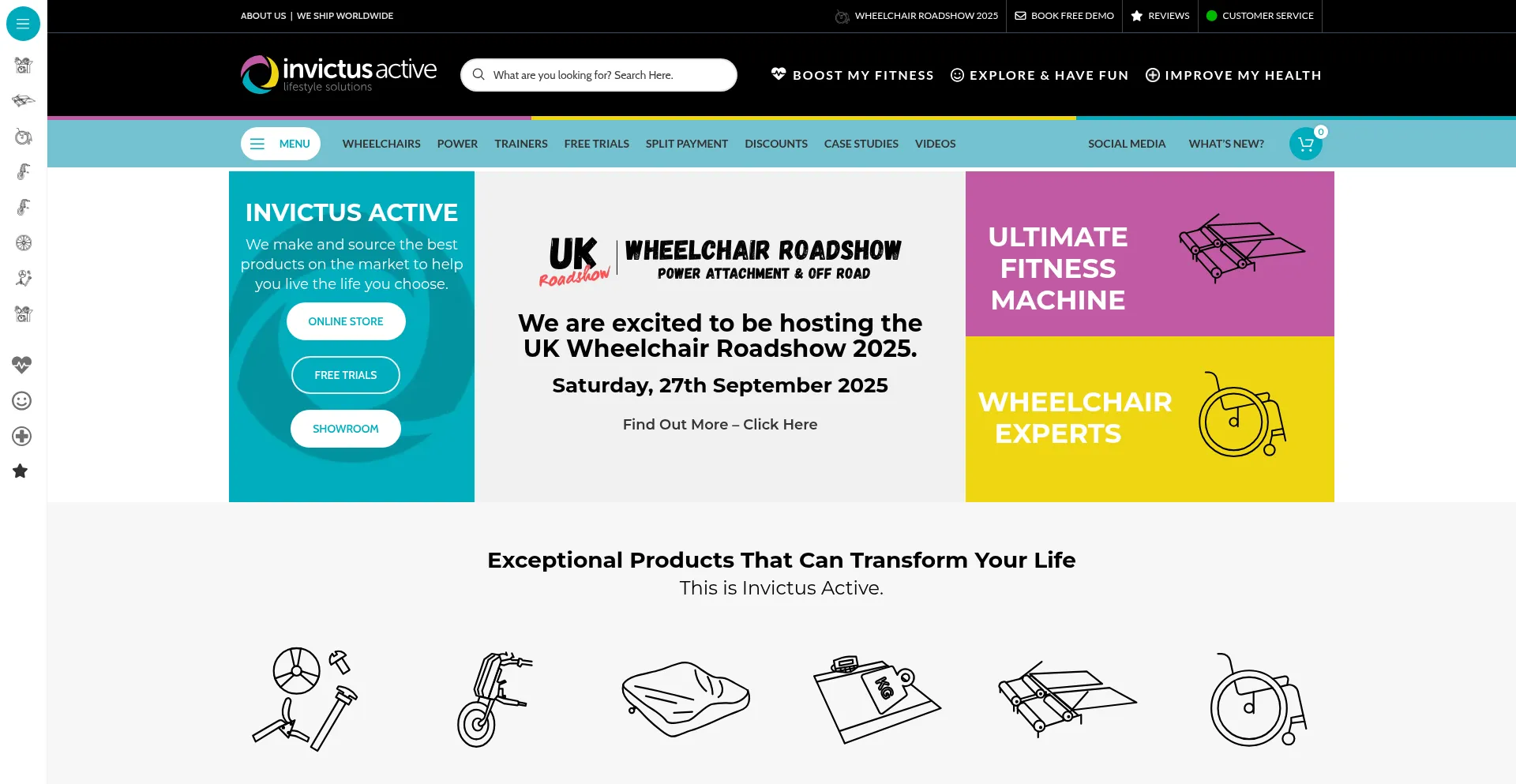 Invictusactive.com Screenshot