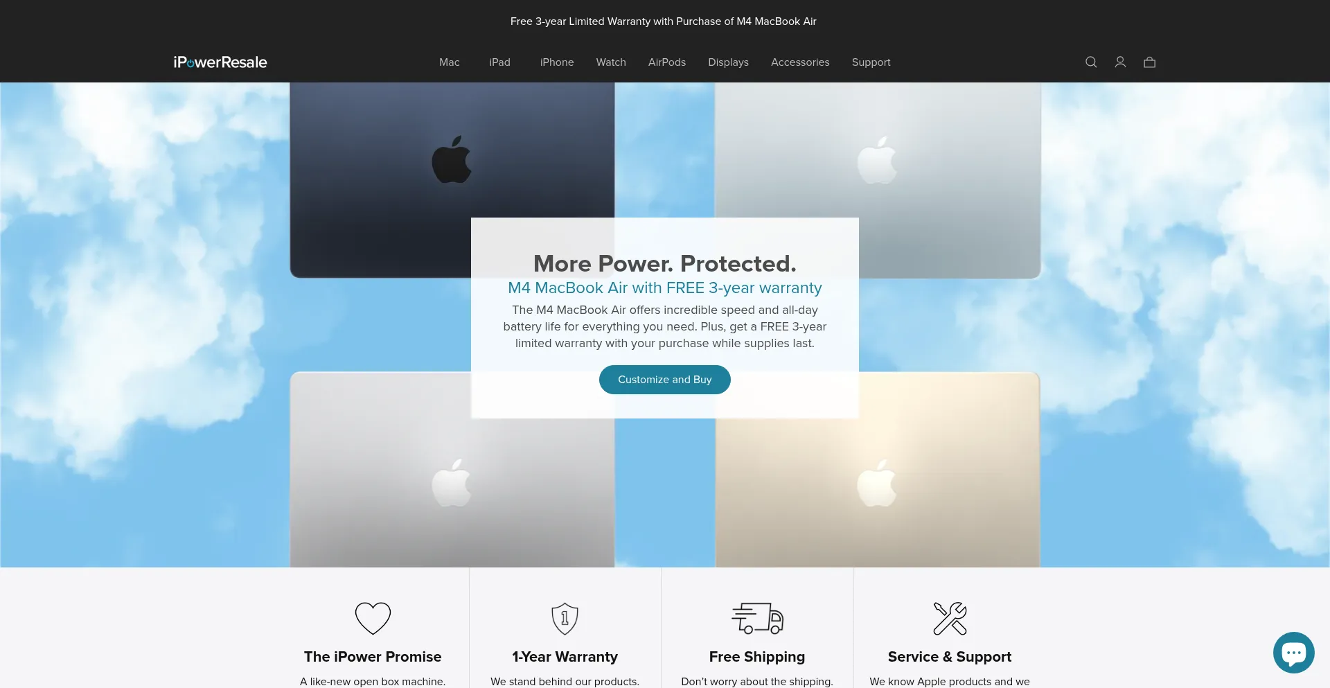 Ipowerresale.com Screenshot