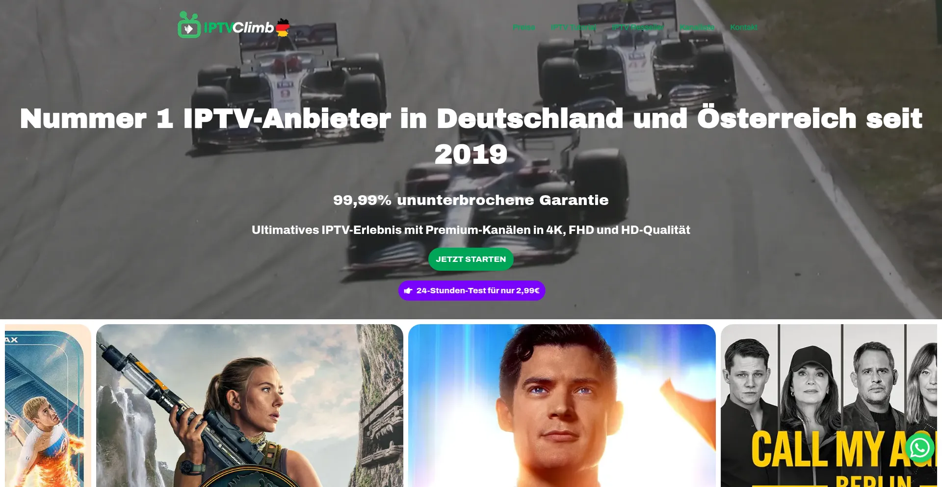 Iptvclimb.de Screenshot