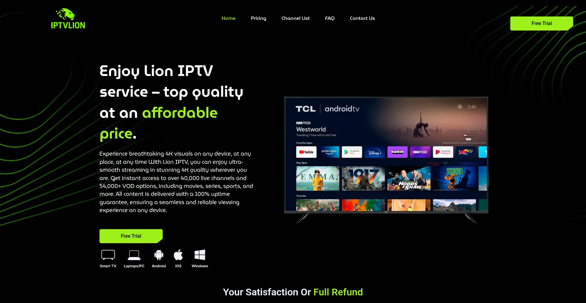 Iptvlion.com 安全可靠吗？