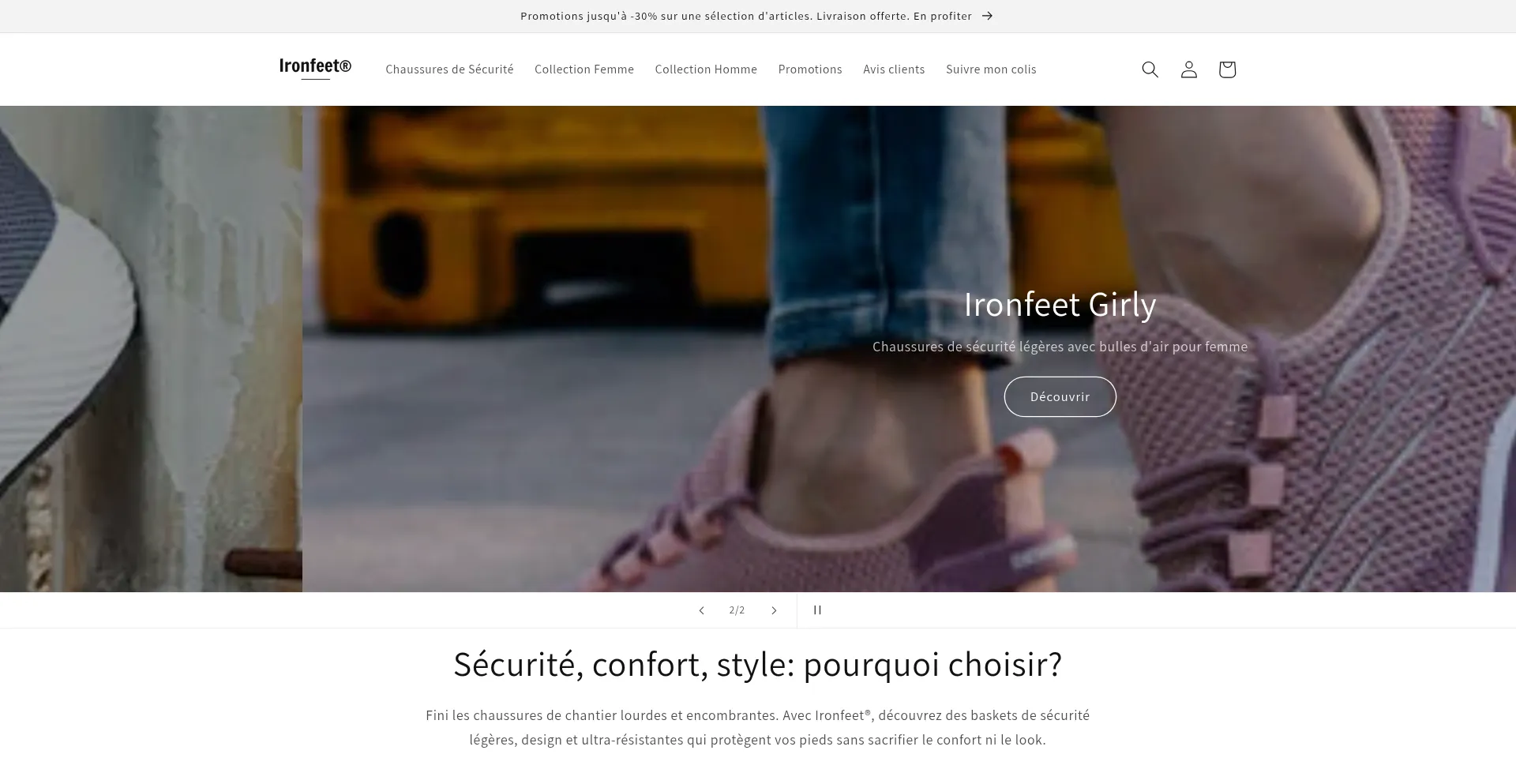Ironfeet.fr Screenshot