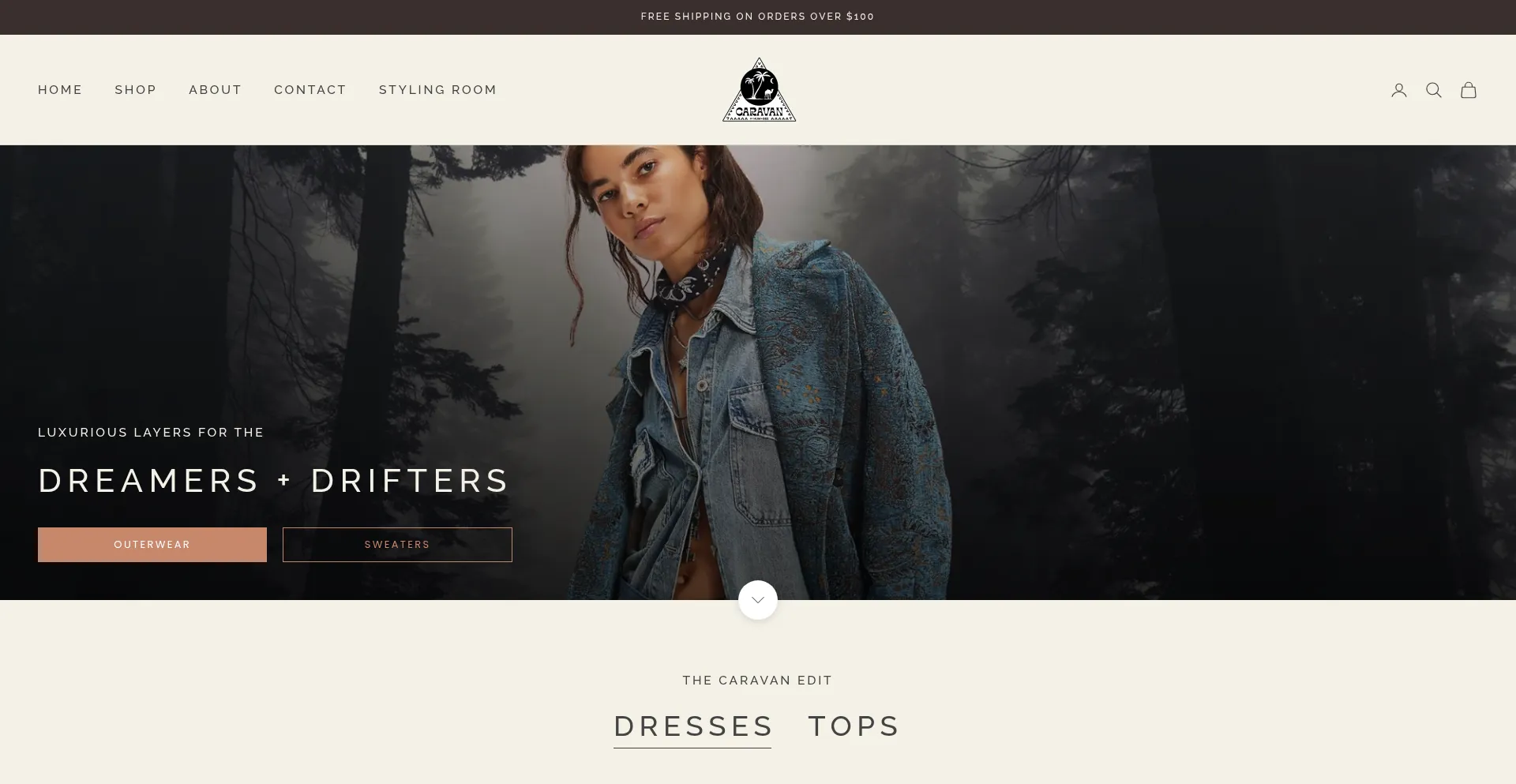Ishopcaravan.com Screenshot