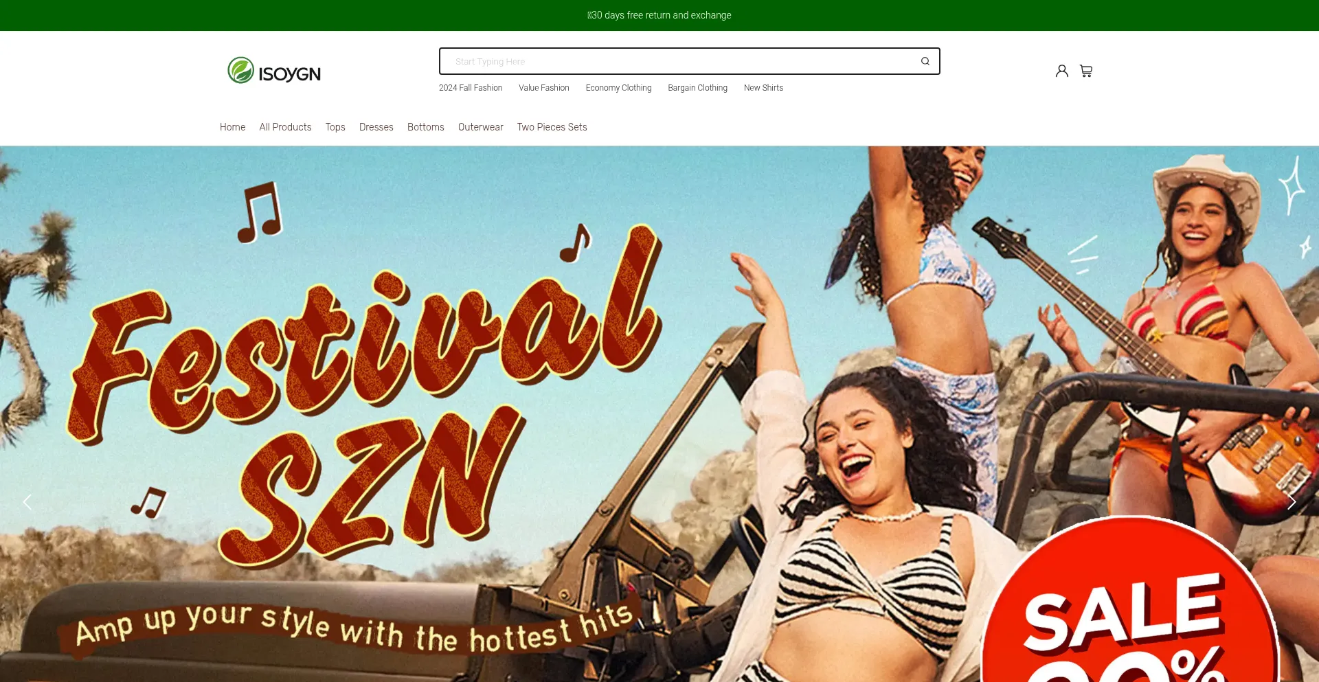 Website screenshot of Isoygn.com