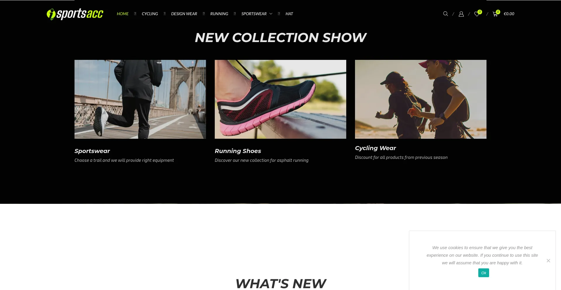 Website screenshot of Isportsacc.com