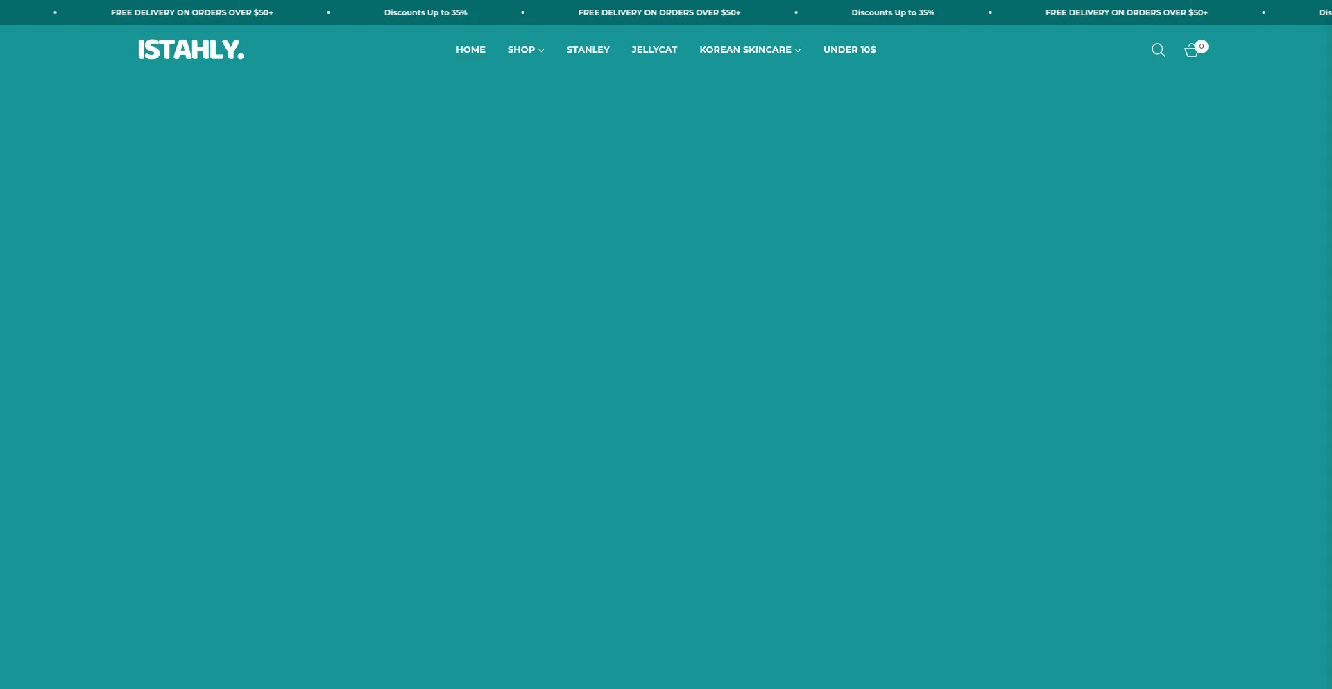 Website screenshot of Istahly.com