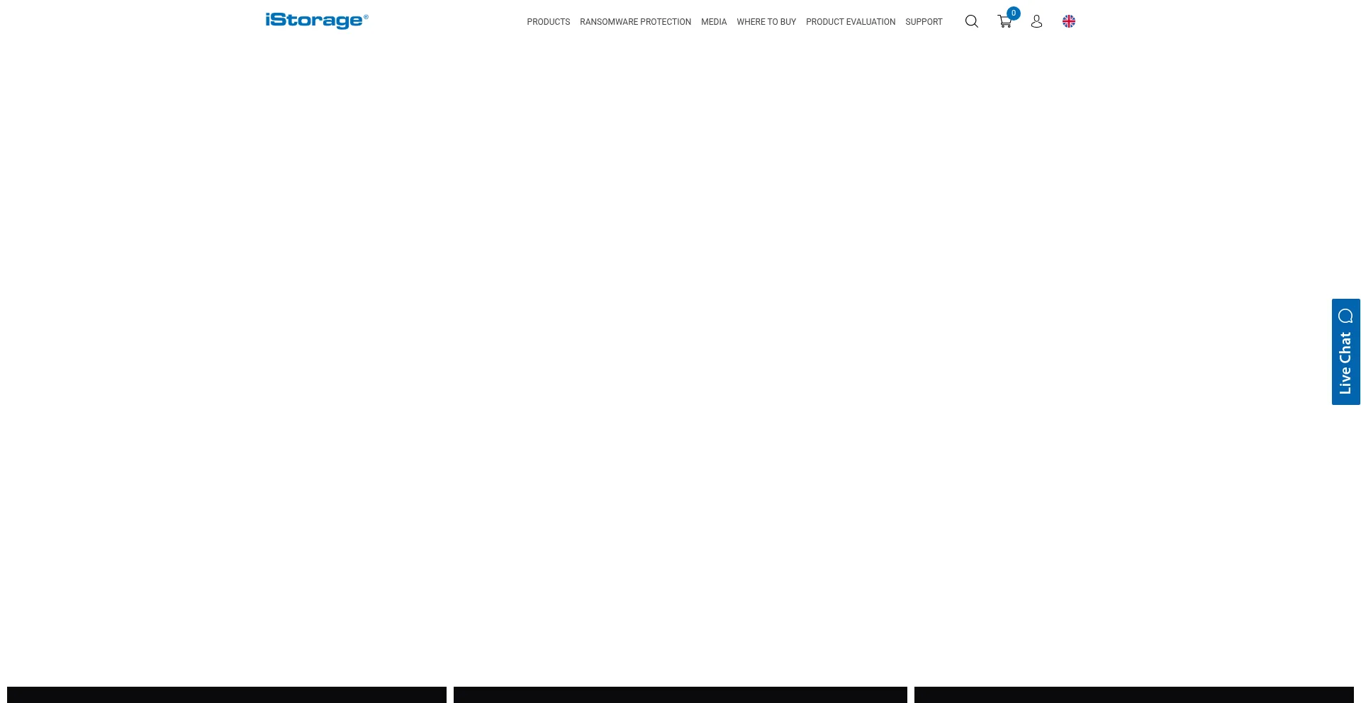 Istorage-uk.com Screenshot