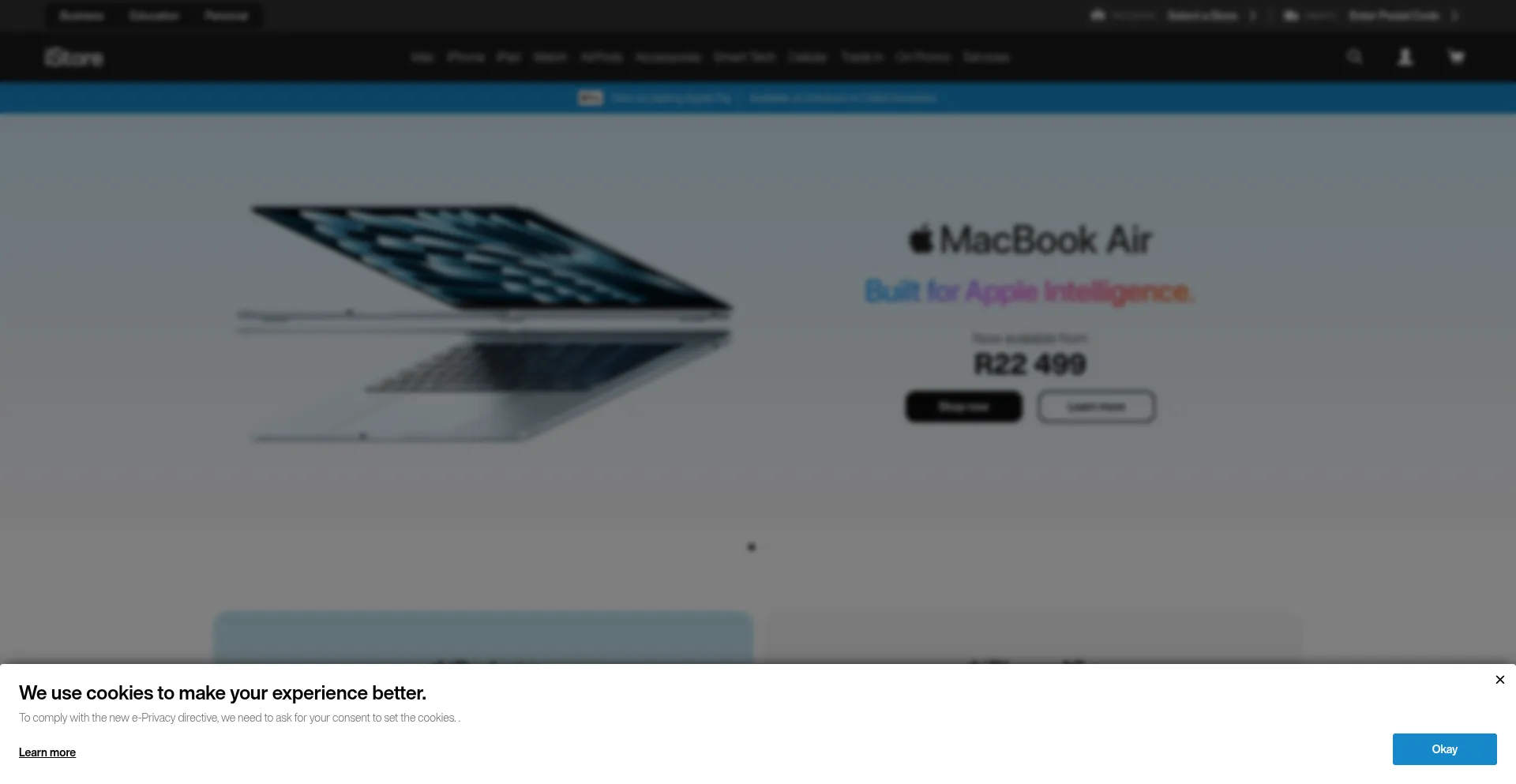 Istore.co.za Screenshot