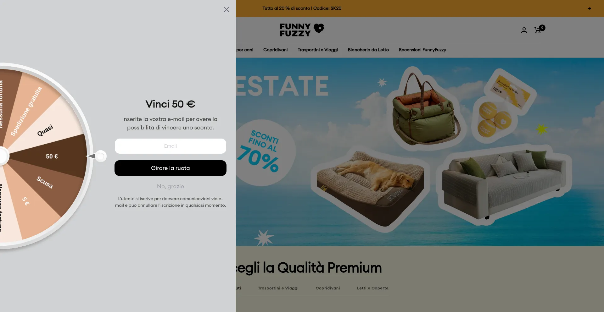 Website screenshot of It.funnyfuzzy.com