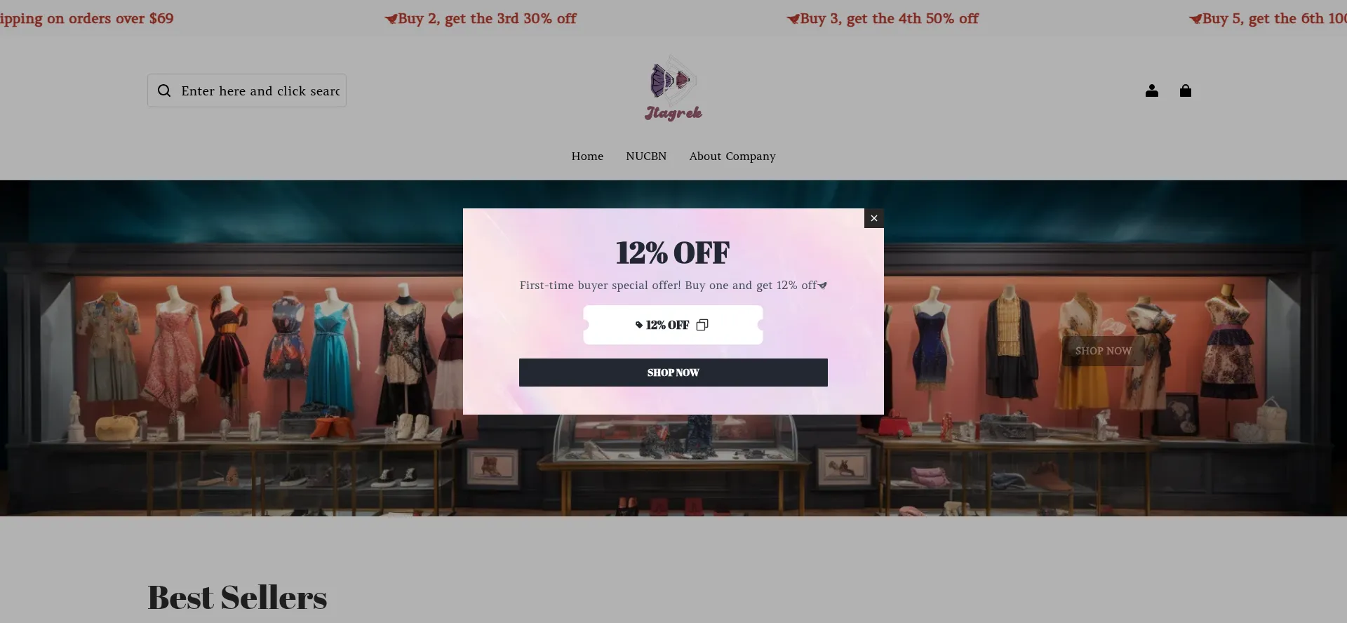 Website screenshot of Itagrek.com
