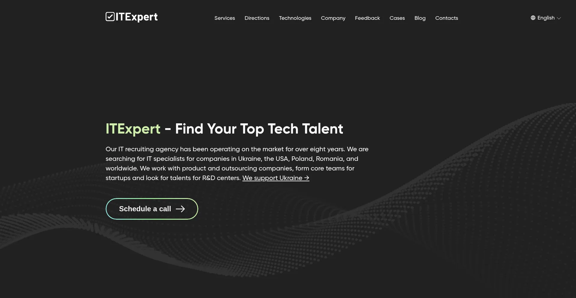Website screenshot of Itexpert.work