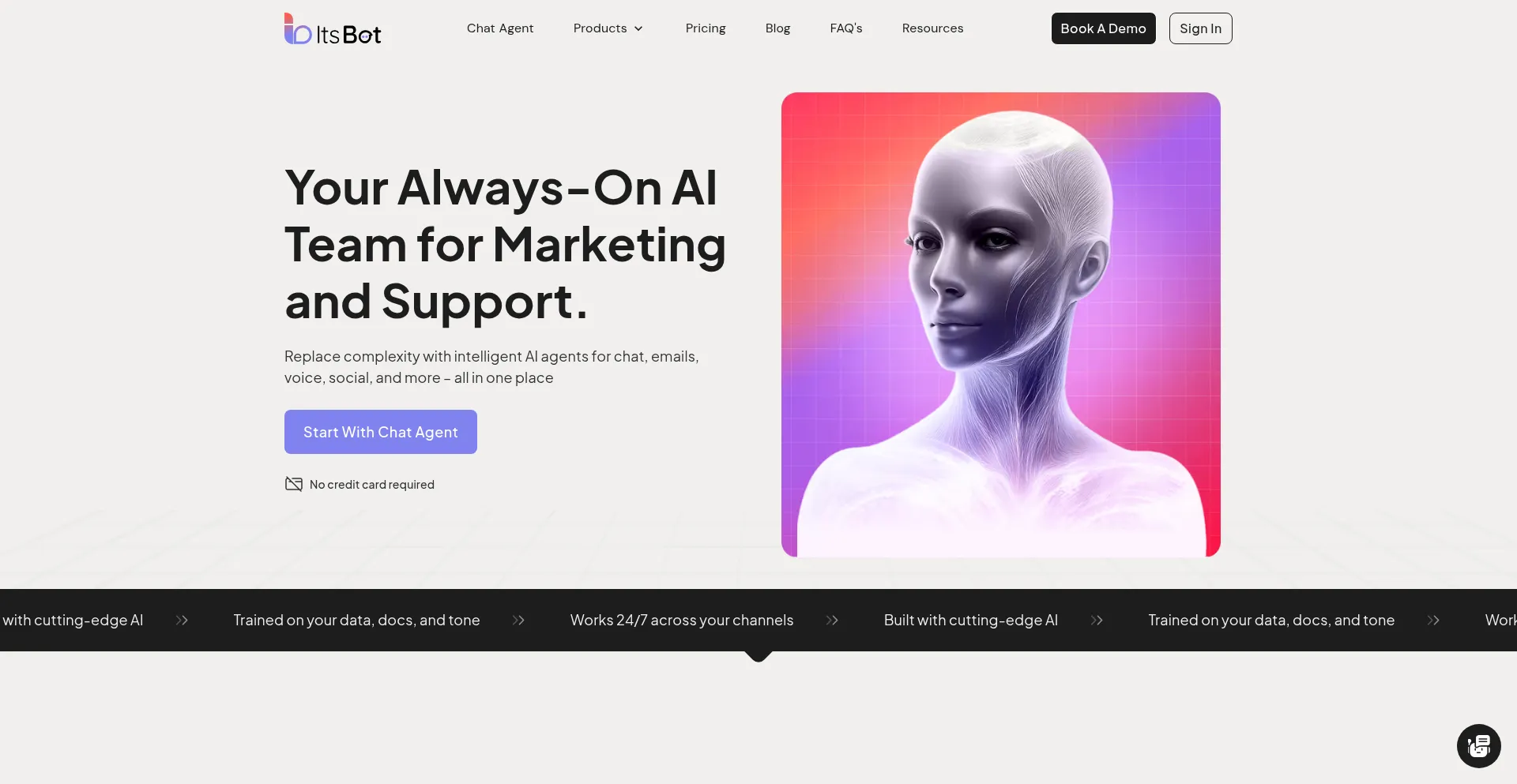 Itsbot.ai Screenshot