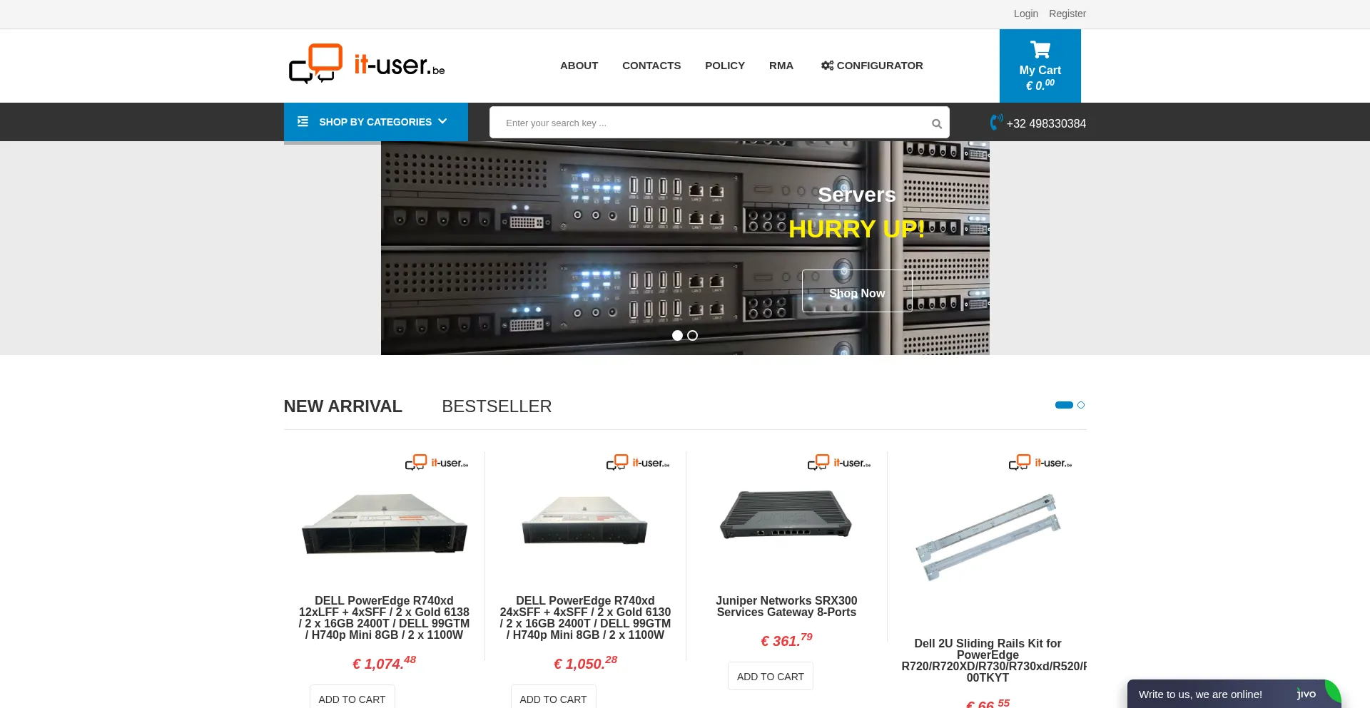 Website screenshot of Ituser.eu