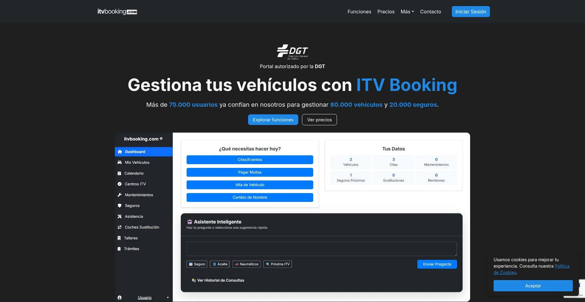 Itvbooking.com Screenshot