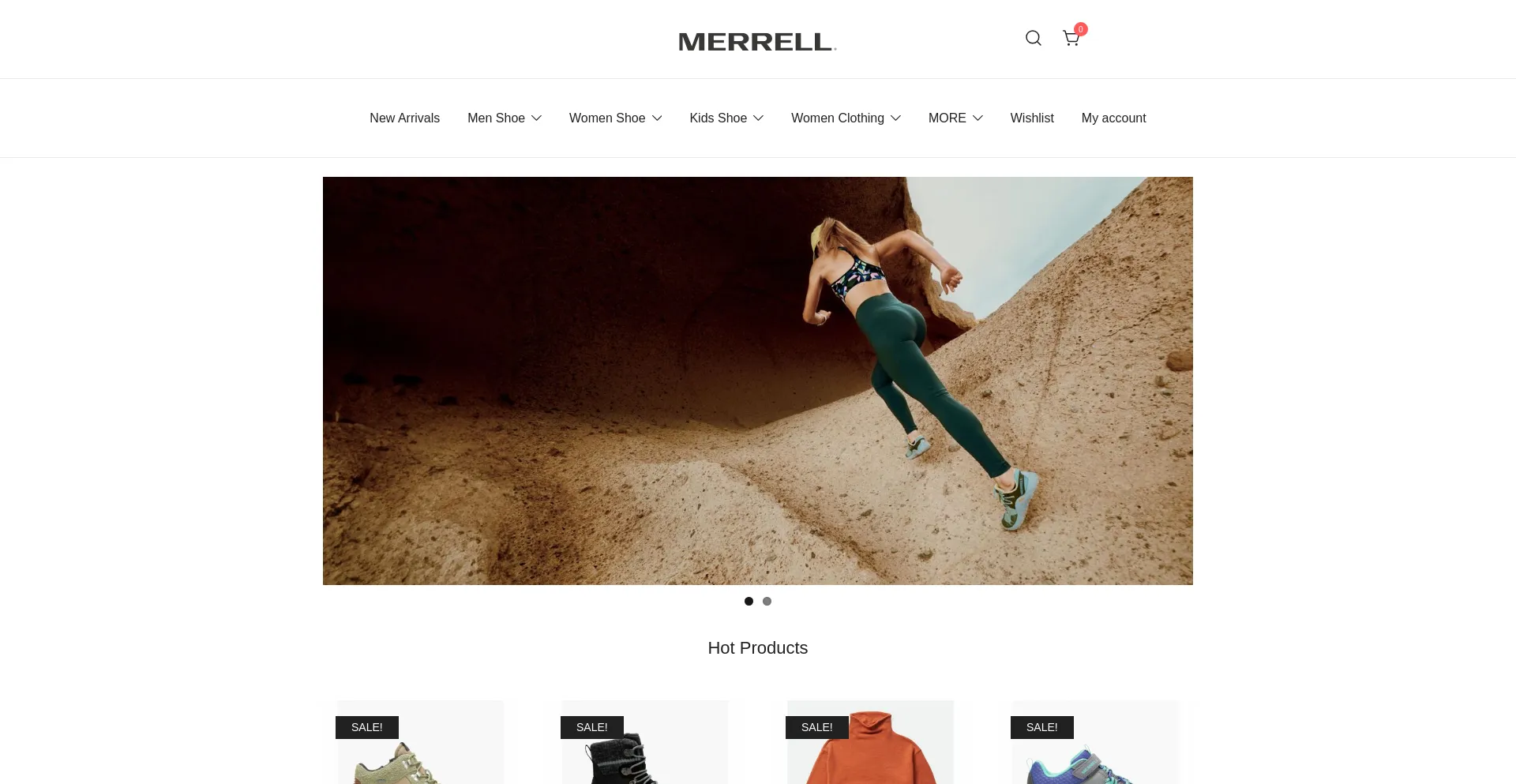 Website screenshot of Jamielepore.shop