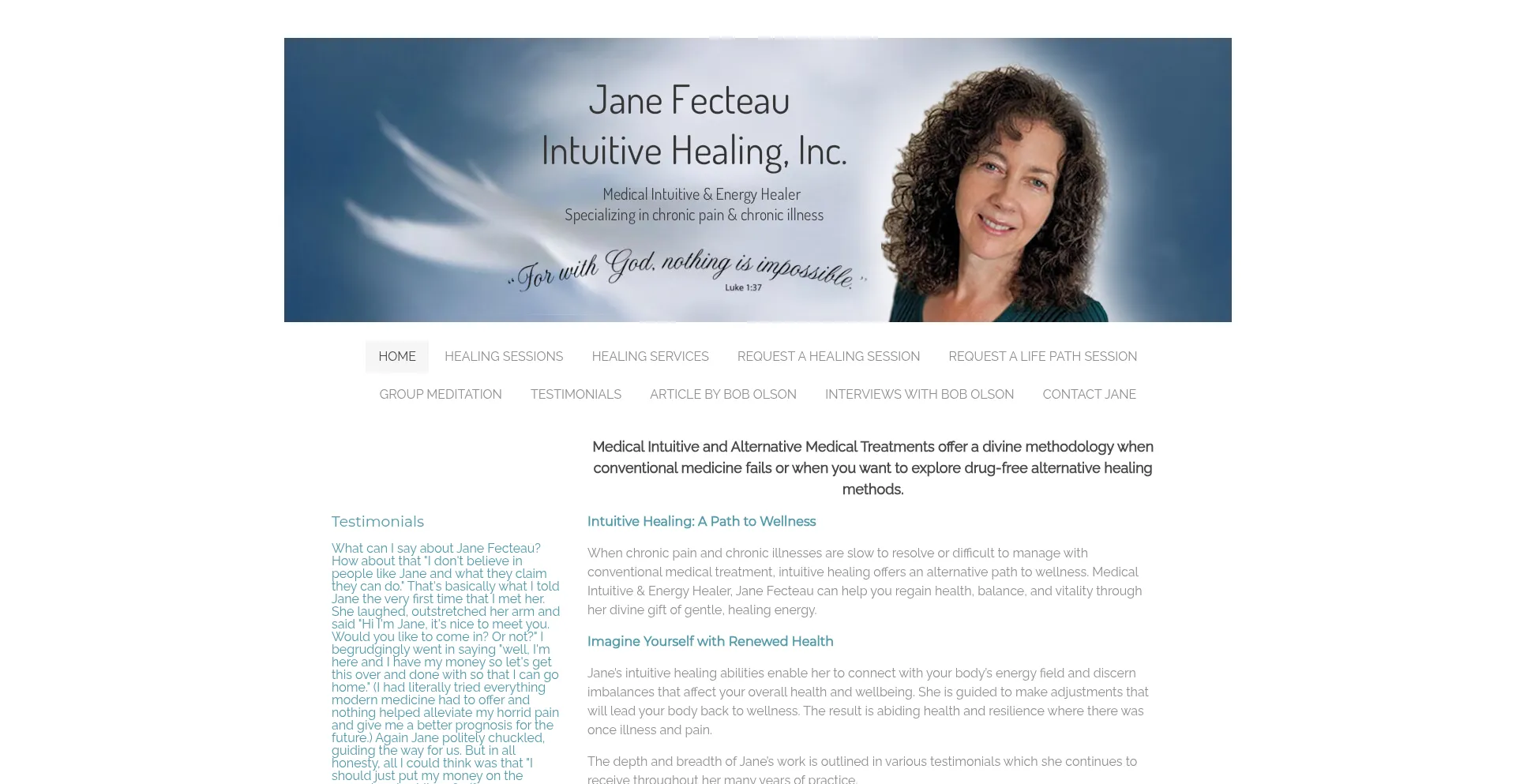 Janefecteau.com Screenshot