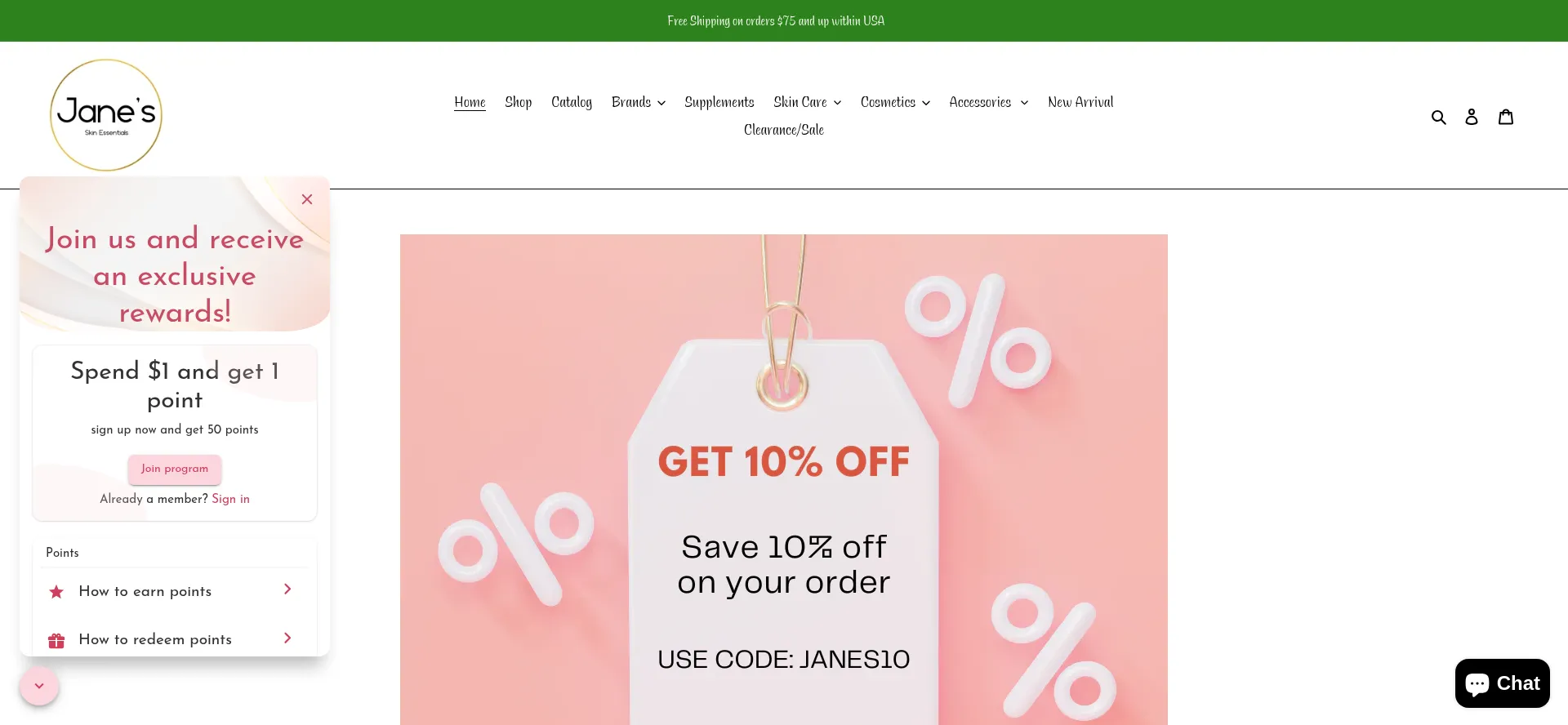 Janesskinessentials.com