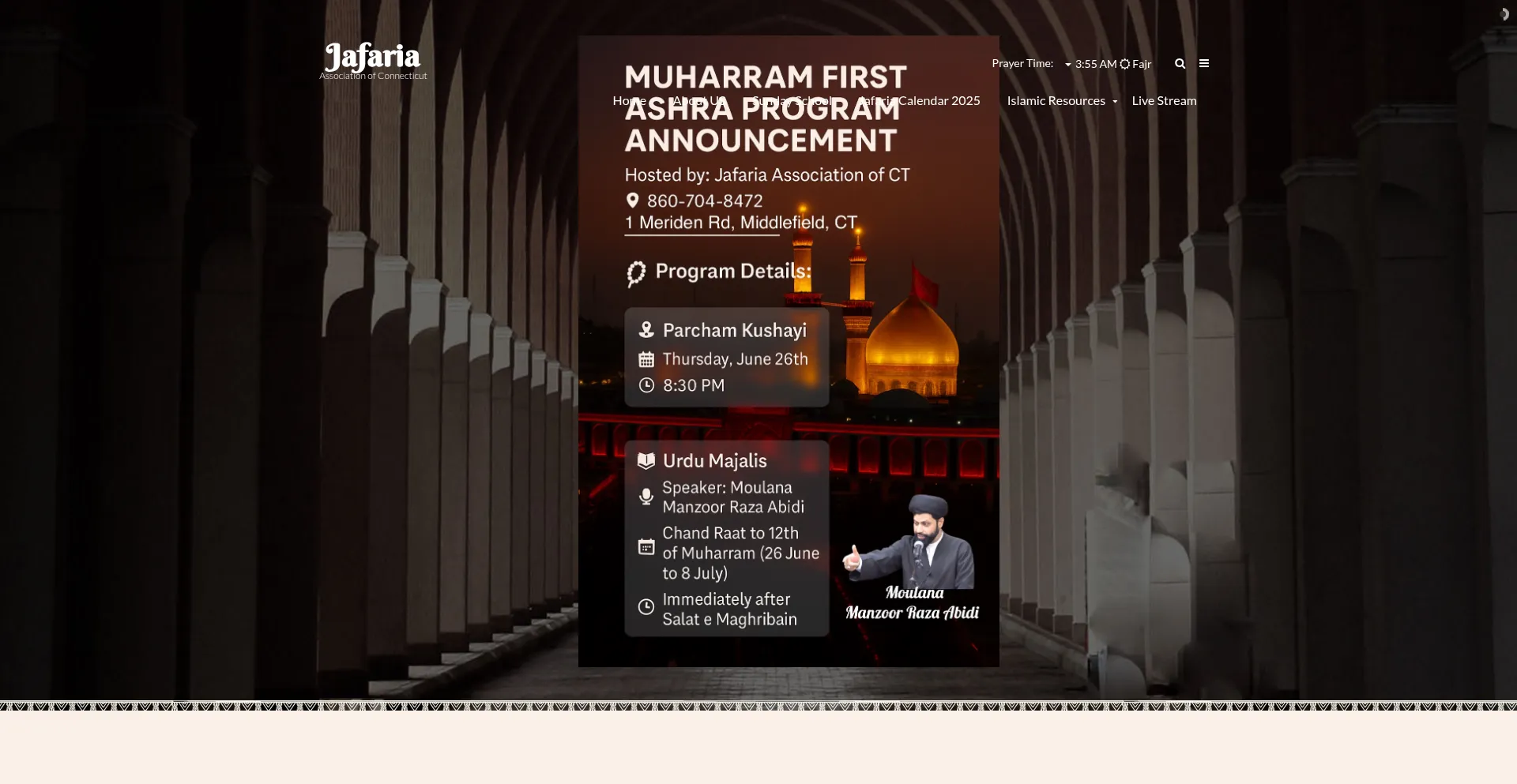 Website screenshot of Jaoct.org
