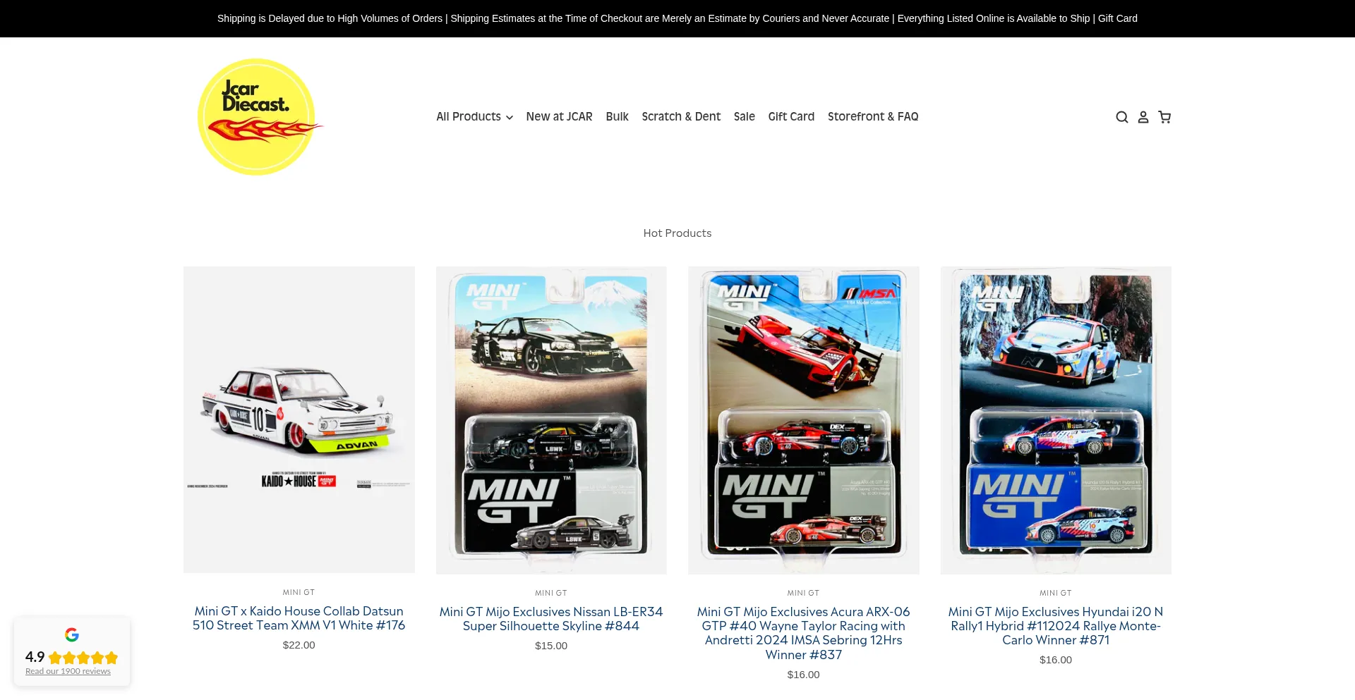 Website screenshot of Jcardiecast.com