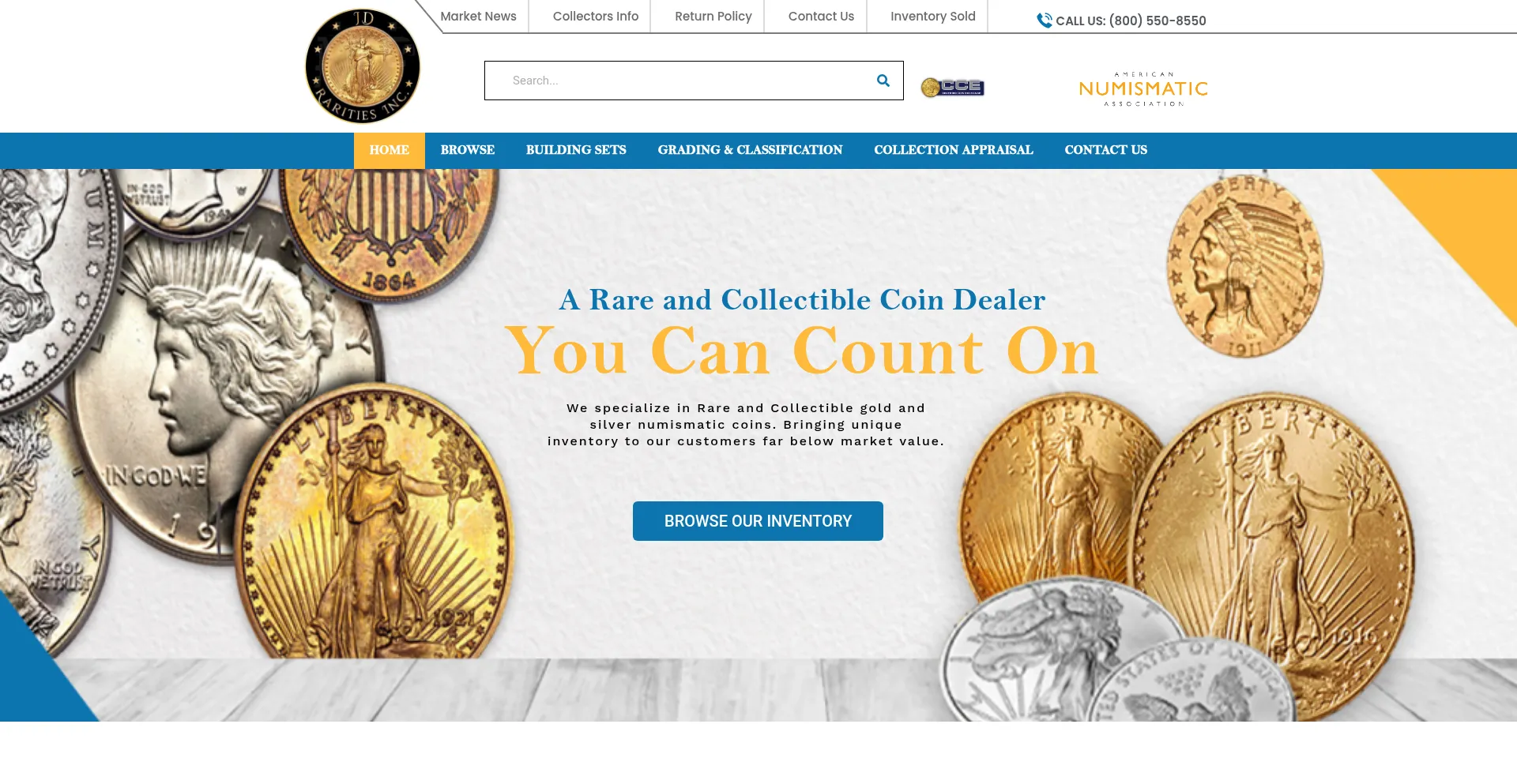 Jdrarities.com Screenshot