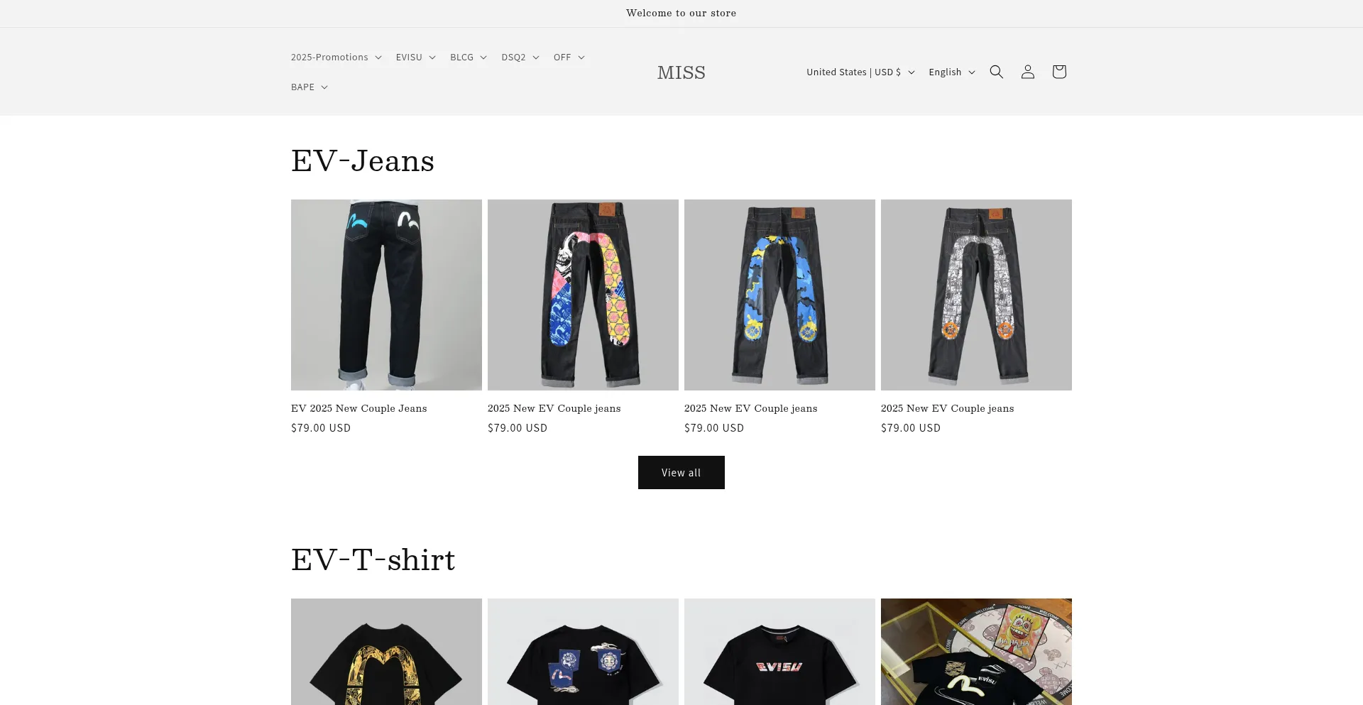 Jeansevis.com Screenshot