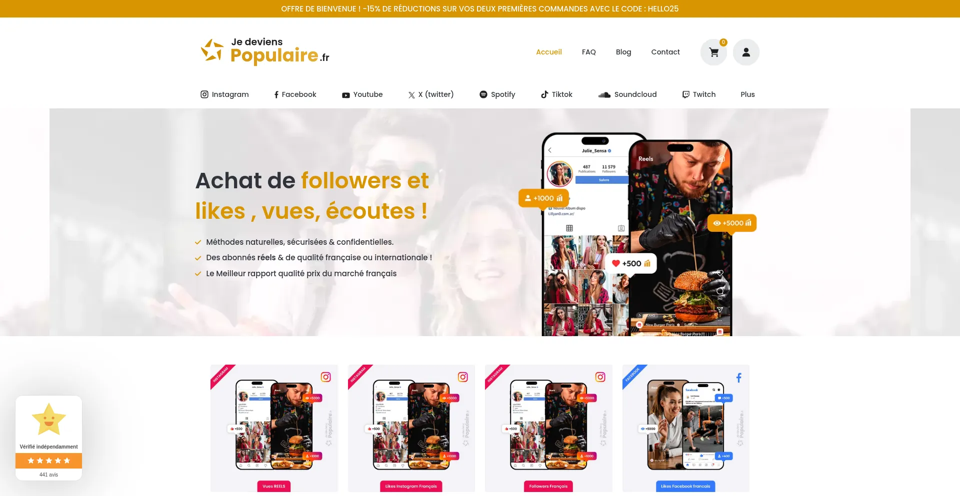 Jedevienspopulaire.fr 安全可靠吗？