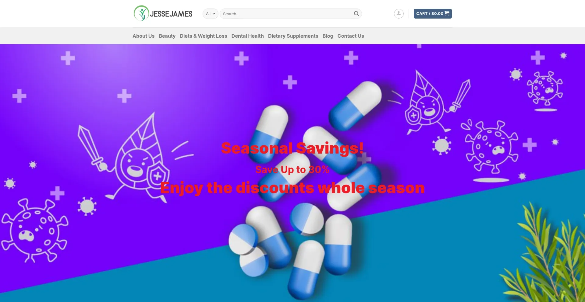 Jessejames.co.za Screenshot