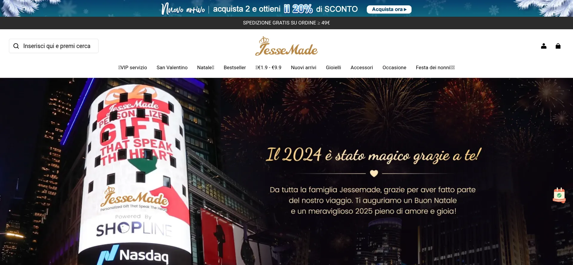Website screenshot of Jessemade.it