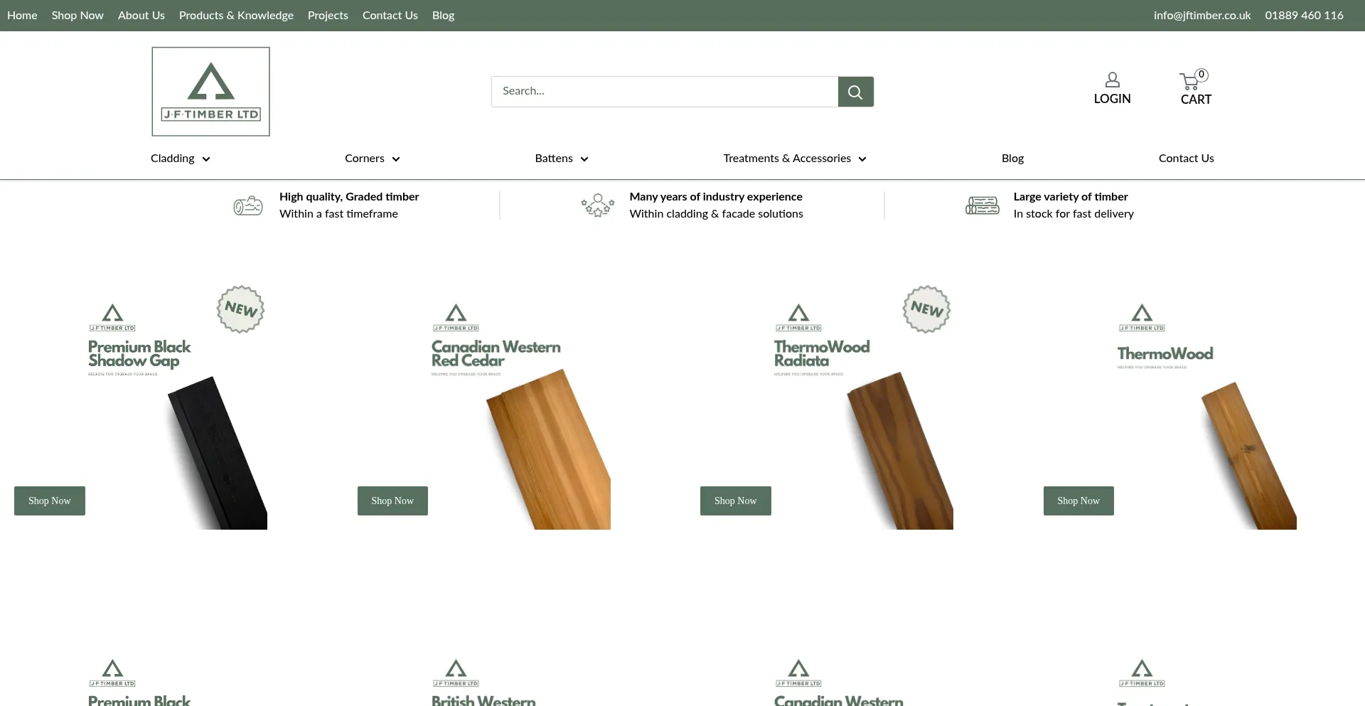 Jftimber.co.uk Screenshot