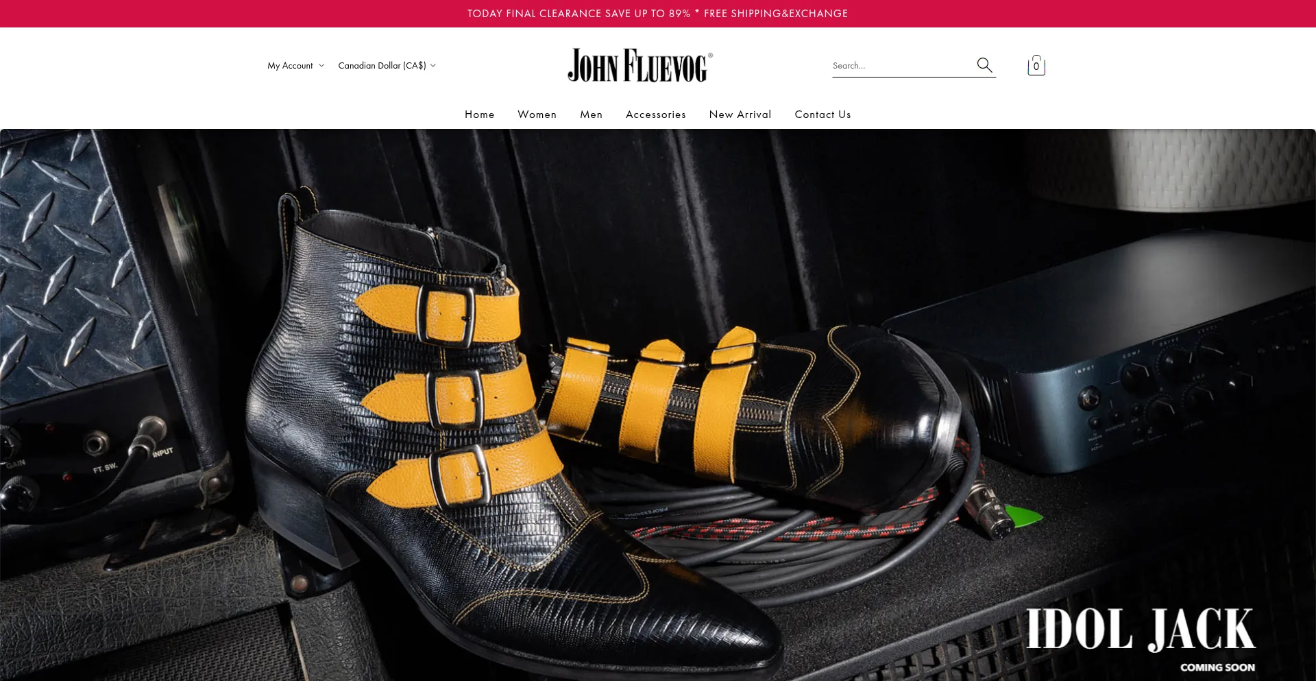 Johnfluevog-shoes.com Screenshot