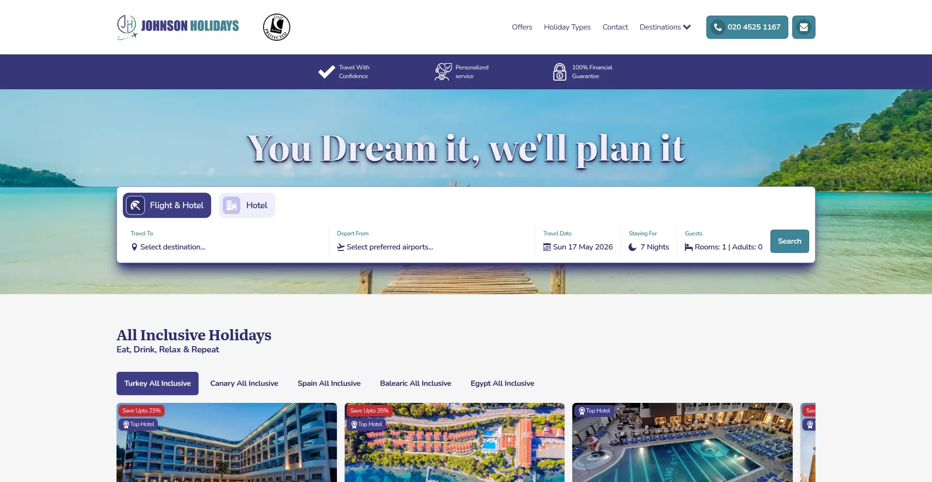 Johnsonholidays.com