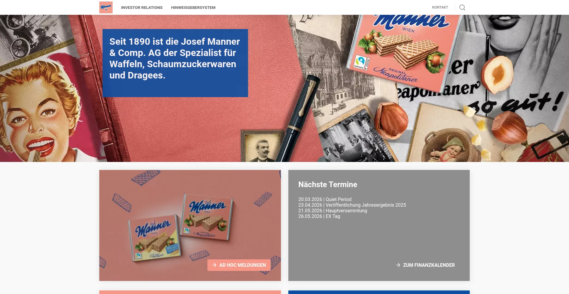 Josef.manner.com Screenshot