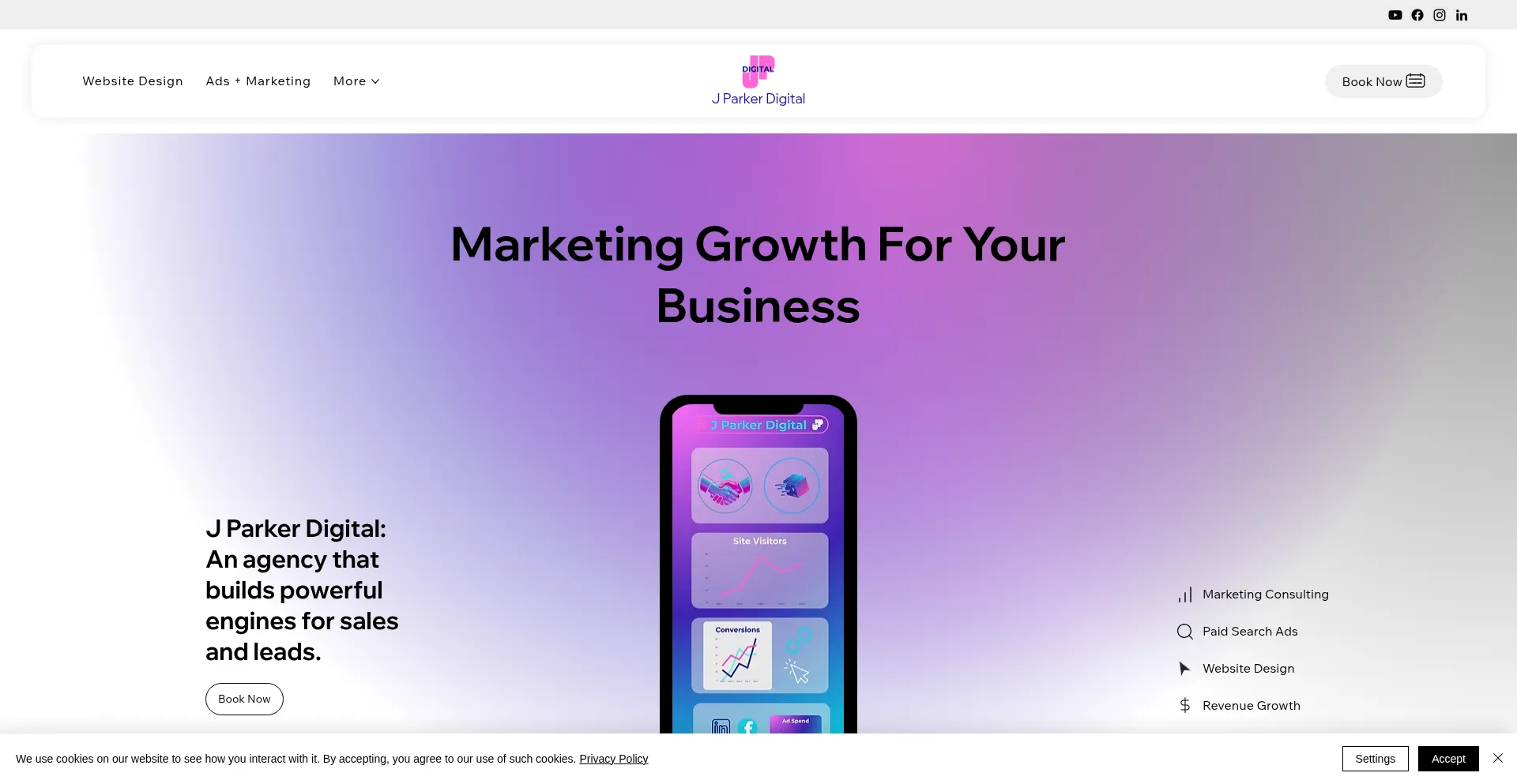 Jparkerdigital.com Screenshot