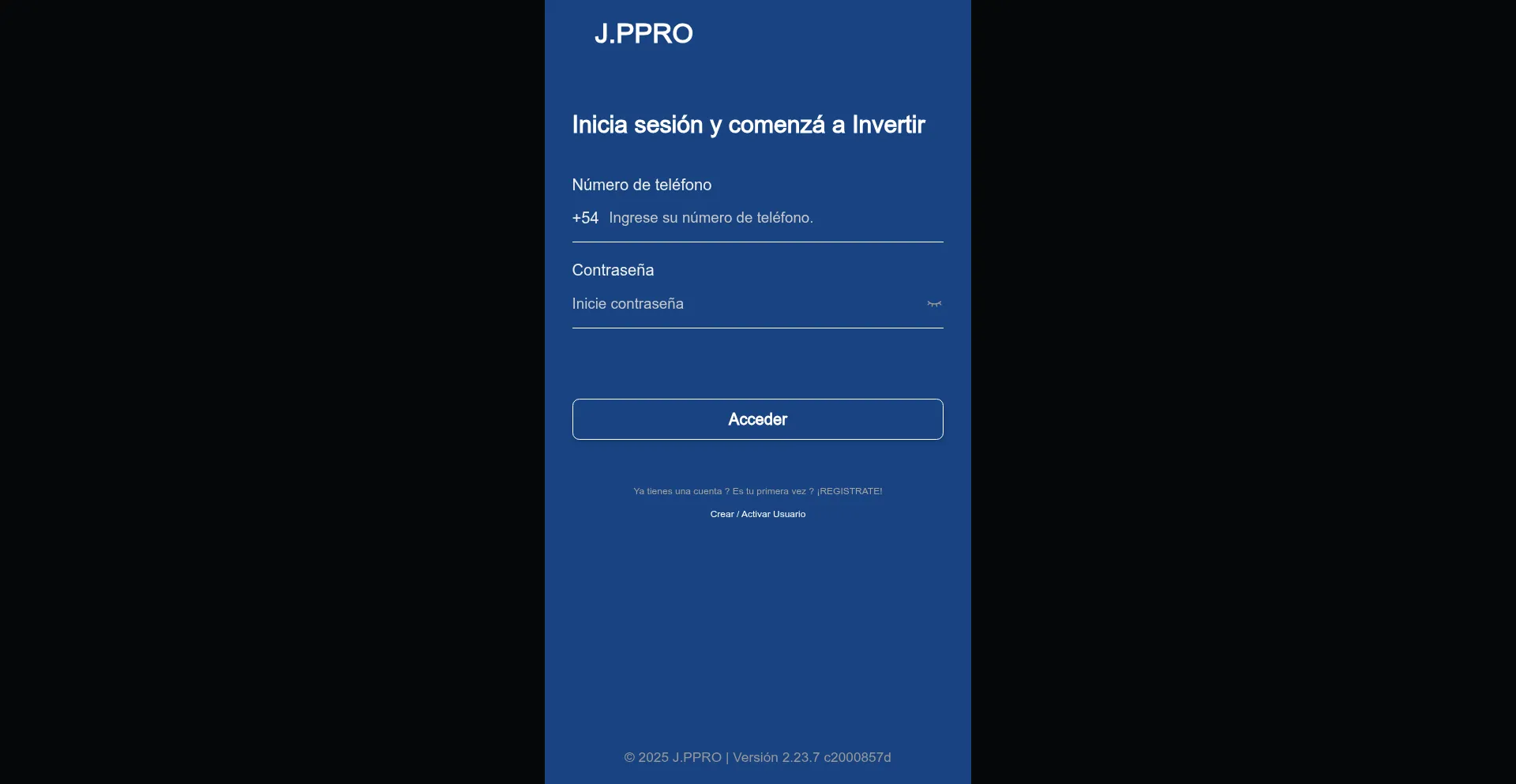 Website screenshot of Jppros.com