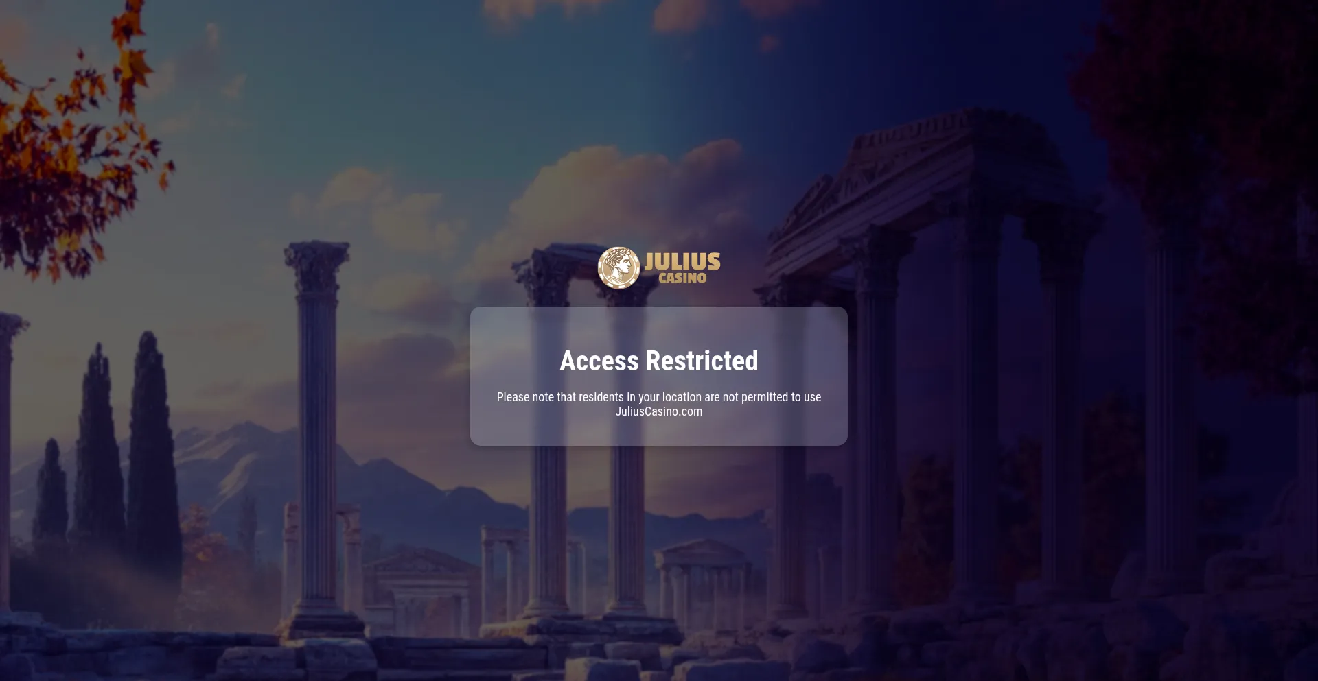 Juliuscasino1.com 安全可靠吗？