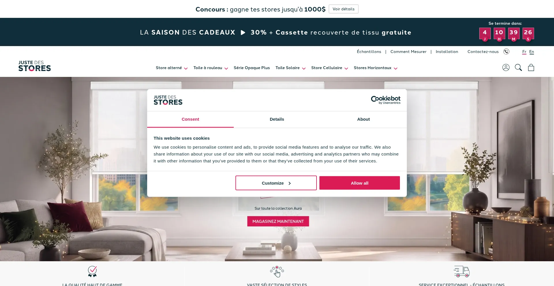 Justedesstores.ca
