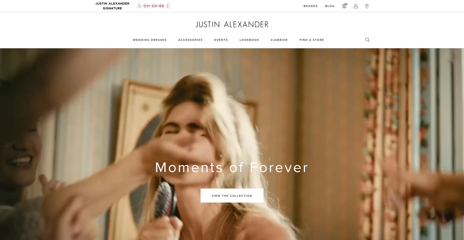 Website screenshot of Justinalexander.com
