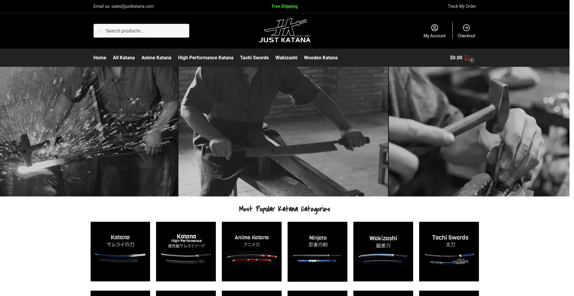 Justkatana.com Screenshot